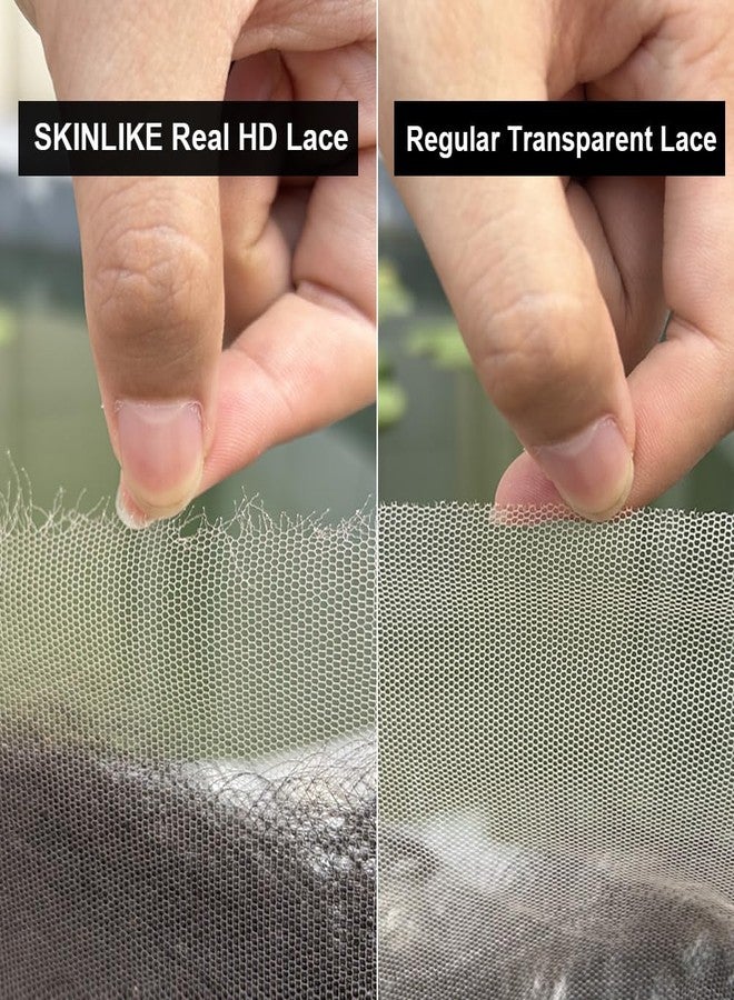 Venice Hair Real HD Lace Closure only 0.10mm Ultra-thin Invisible Crystal HD Lace Pre Plucked with Baby Hair Straight Human Hair Lace Frontal Closure (7x5 HD Straight, 16 Inch) - Image 5